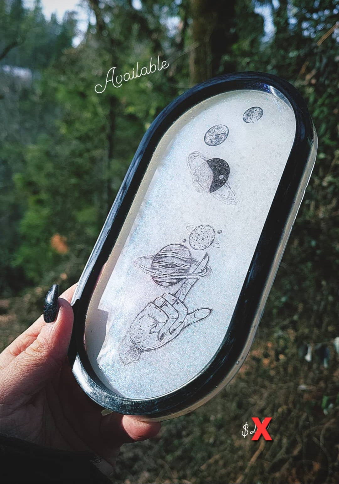 Resin - Center of Space Rolling Tray