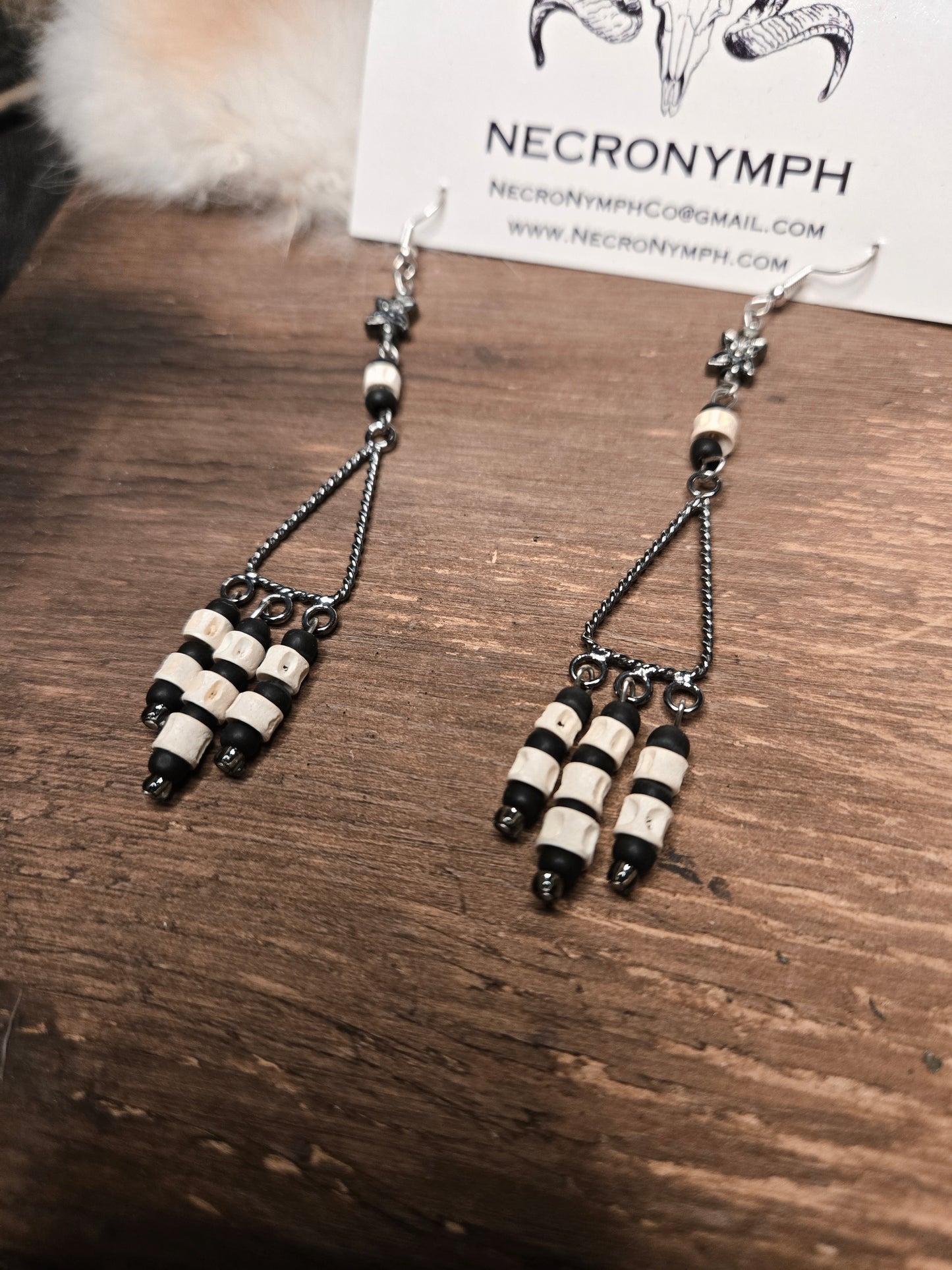 Fish Vertebrae Earrings