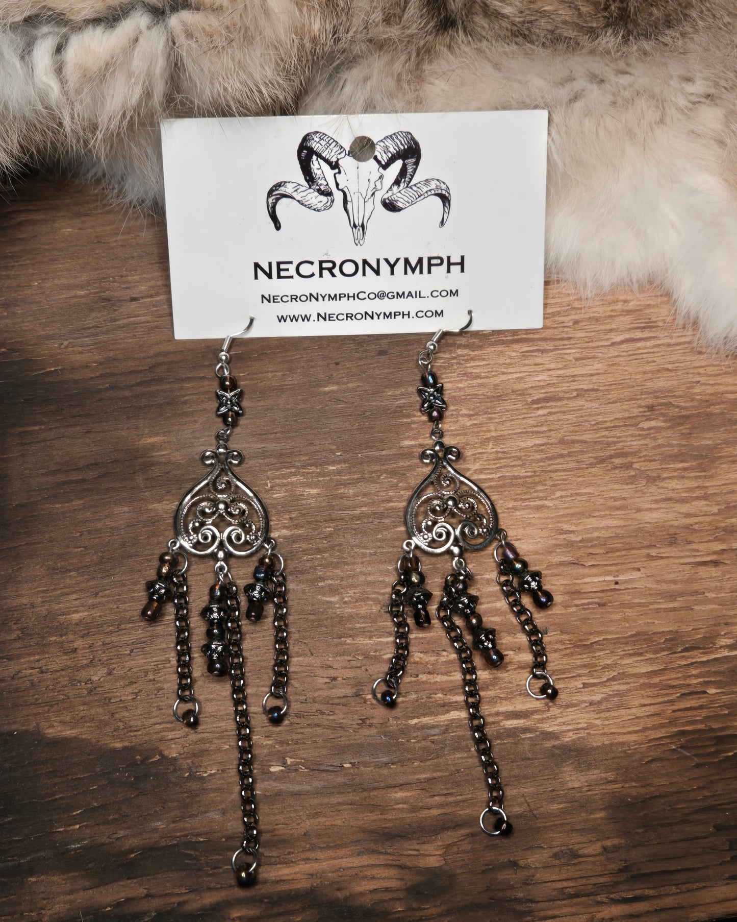 Silver Chandelier Earrings