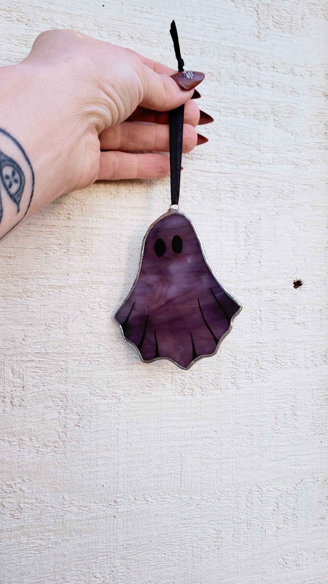 Ghostie Yule Ornament 👻 Violet