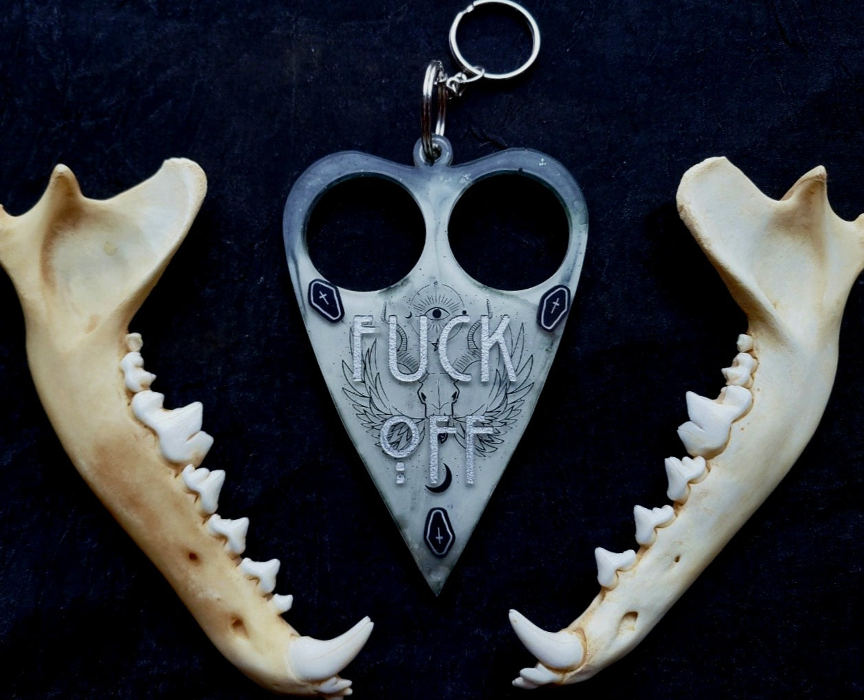 Resin - F*CK OFF Self Protection Planchette White