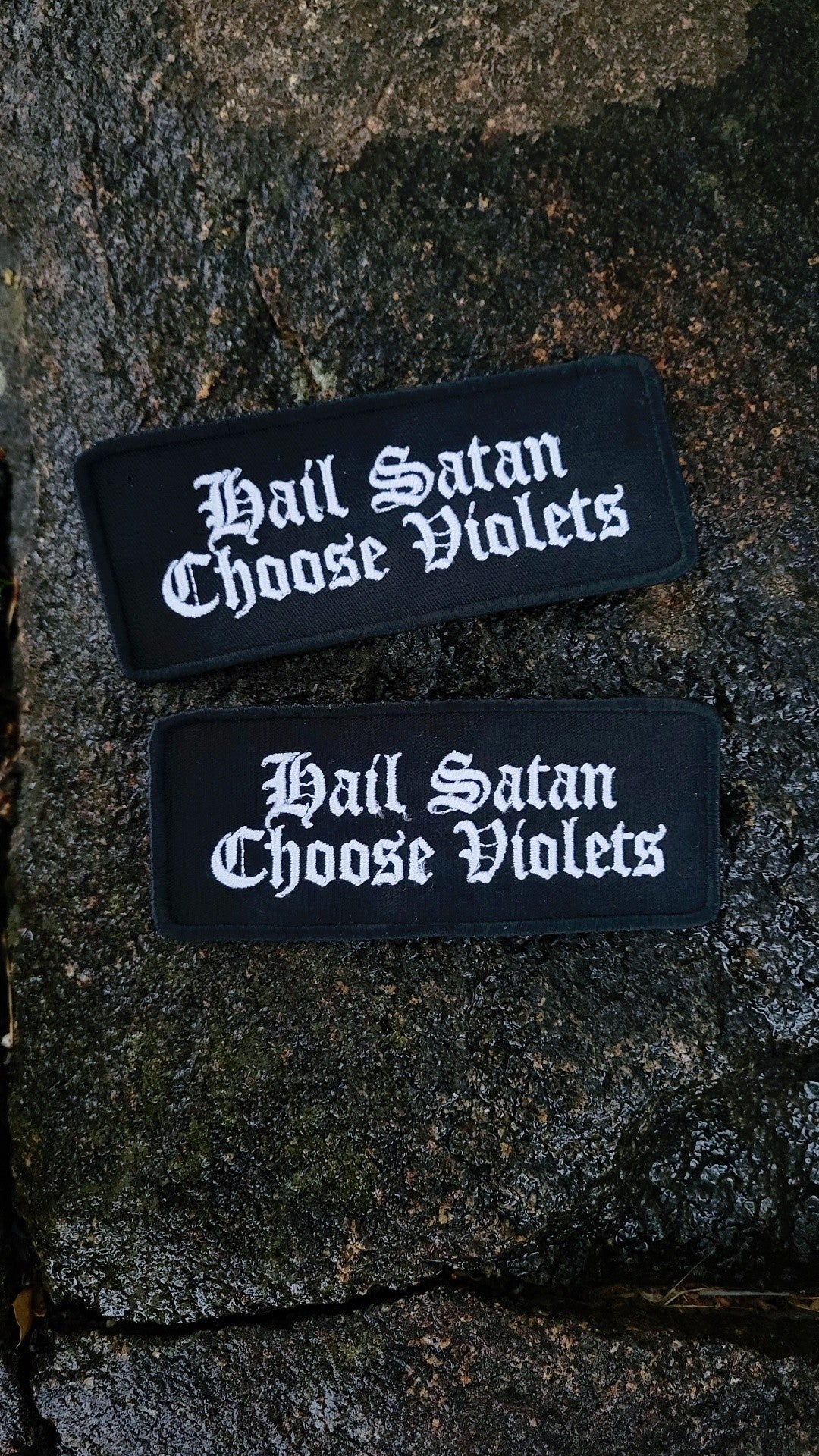 Hail Satan · Choose Violets Patch